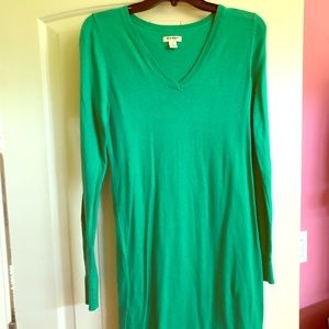 Old Navy Dresses - Green sweater dress from Old Navy! Old Navy Dresses - Green sweater dress from Old Navy!
